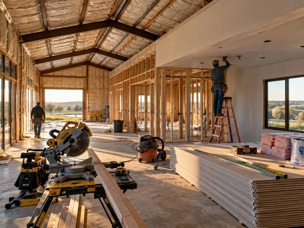 Barndominium Interior Finish-Out in Dallas, TX